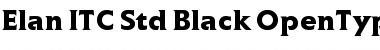 Elan ITC Std Black Font