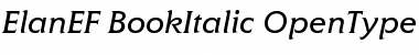 ElanEF BookItalic