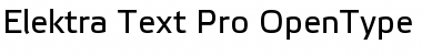 Elektra Text Pro Regular Font