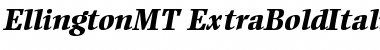 Download Ellington MT Font