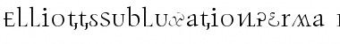 Download ElliottsSubluxationPerma Font