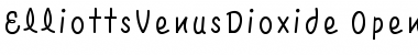 Download ElliottsVenusDioxide Font