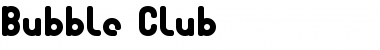 Bubble Club Regular Font