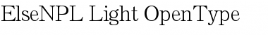 Else NPL Font