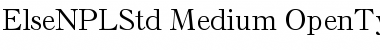 Else NPL Std Medium Font