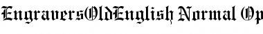 Download EngraversOldEnglish Font