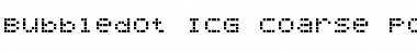 Download Bubbledot ICG Coarse Pos Font