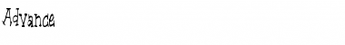 Advance Regular Font