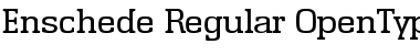 Download Enschede-Regular Font