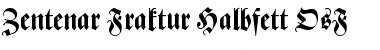 Zentenar-Fraktur Halbfett OsF Font