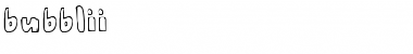 Download bubblii Font Download bubblii Font