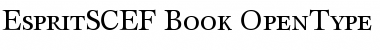 EspritSCEF Font