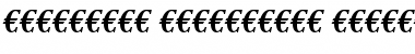 Euro Serif Bold Italic Font