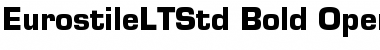 Eurostile LT Std Bold Font