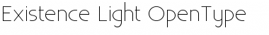Existence Light Regular Font