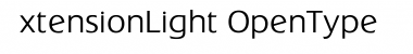ExtensionLight&nbsp;Regular