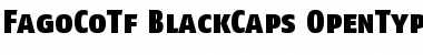FagoCoTf BlackCaps Font