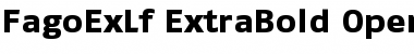 FagoExLf ExtraBold Font