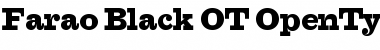 Farao Black OT Regular Font