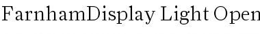 FarnhamDisplay-Light Regular Font