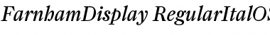 Download FarnhamDisplay-RegularItalOSF Font Download FarnhamDisplay-RegularItalOSF Font
