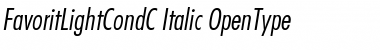 FavoritLightCondC Italic
