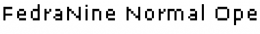 FedraNine Font FedraNine Font