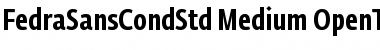 Fedra Sans Condensed Std Medium Font