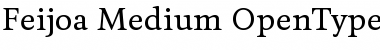 Feijoa Medium Font