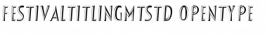 Download Festival Titling MT Std Font Download Festival Titling MT Std Font
