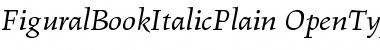 Figural Book Italic Plain Font