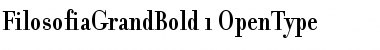 Filosofia GrandBold Font