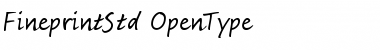 Fineprint Std Regular Font