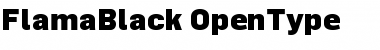 Download FlamaBlack Font