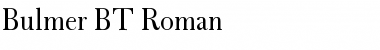 Bulmer BT Roman Font