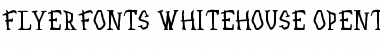 Flyerfonts WhiteHouse Font