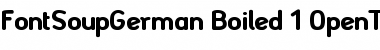 FontSoupGerman Font