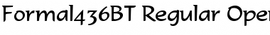 Download Formal 436 Font