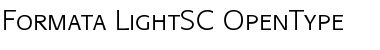 Formata Light SC Font