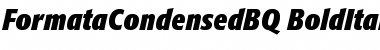 Formata Condensed BQ Font
