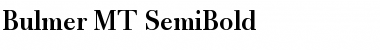 Bulmer MT SemiBold Regular Font