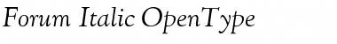 Download Forum-Italic Font Download Forum-Italic Font