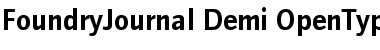 FoundryJournal-Demi Regular Font