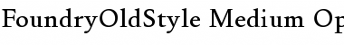 FoundryOldStyle Medium Font