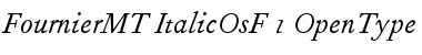 Fournier MT Italic Old Style Figures Font