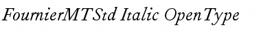 Fournier MT Std Italic Font