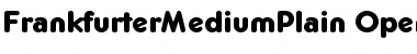 Frankfurter Medium Font