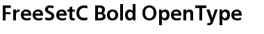 FreeSetC Bold Font