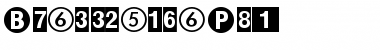 BundesbahnPi1 Font BundesbahnPi1 Font