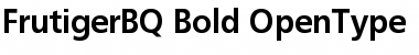 Frutiger BQ Regular